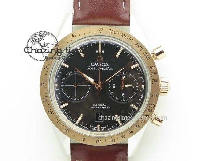 0323 Planet Ocean 43.5mm SS VSF 1:1 Best Edition Brown Bezel Sand Dial on Sand Rubber Strap A8900 Super Clone Neat 7710